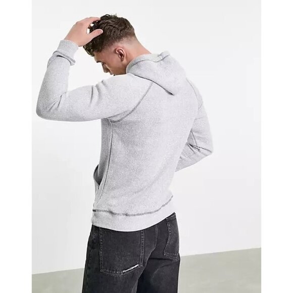 NWT‎ Le Breve hoodie co-ord in grey marl Size Medium - Picture 3 of 8